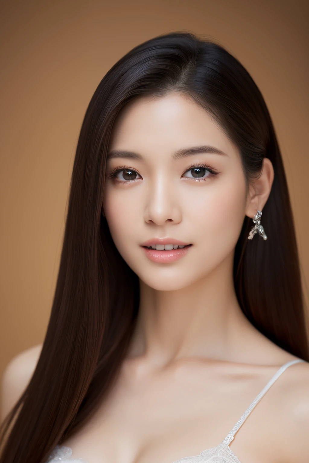 (8K、Raw photography、top-quality、masuter piece:1.2)、ultra-detailliert、ultra res、(realisitic、rialistic photo:1.37)、portlate、high-definition RAW color photography、Professional Photography、highly detailed and beautiful、ighly detailed、8K Picture Wallpaper、amazing detailed、huge filesize、Official art、Highly detailed CG Unity 8K wallpaper Highly detailed woman、madame、40 year old woman with a handsome face, very fine eyes、highlydetailed skin、extremely detailed fingers、highly detailed nose、very detailed detailed mouth、Perfect Anatomy、细致背景、Detailed clothing、de pele branca、glistning skin、Semi-long、A smile、Lifelike face、Delicate eyes、Sauce order、Looking at the camera、cowboy shot、front facing、standing athletic pose、动态照明、Facial do-up、Show skin、without accessories