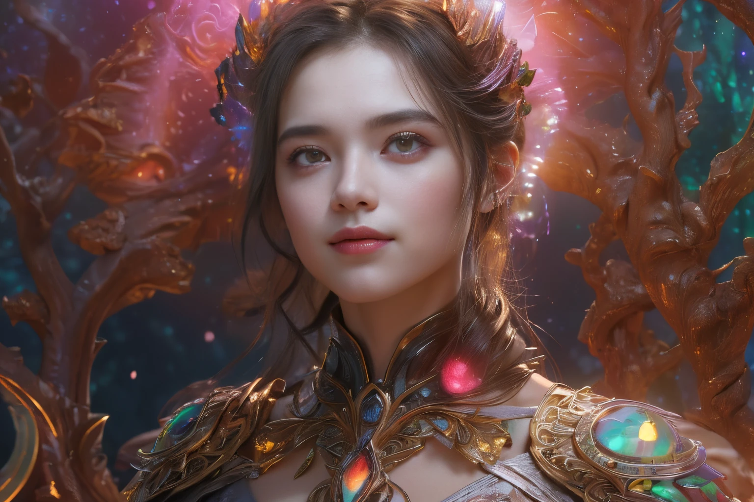 (Two beautiful teenage italian girls:1.6), Close friends, (They are hugging each other:1.2), Kiss her cheek or chest,(Detailed iridescent bodysuit with beautiful fractal or marble design:1.5), Incredible and spectacular scenes, ((High quality)), ((Detailed)), ((Fantasy)), Blue Plasma Brain, Green Plasma Body, Showing her armpits, beutiful breast, obscenity, (Lewd smile:1.2), coarse, Obscene, (Immoral:1.2), Lachish, (small breasts with beautiful raised pink areolas,:1.5), (Cameltoe), (Expression of ecstasy:1.2), Photorealistic, Official art, Unity 8K Wall , 8K Portrait, Best Quality, Very high resolution, (Incredibly beautiful nature background:1.6), (:1.5), (Sexy and glamorous:1.1), (A coquettish expression:1.6), (seductively smiling:1.6), (erotic posing:1.9), (Model Posing:1.8), Beautiful seductive face, Portrait, (Thick eyebrows:1.4), (Big scarlet eyes:1.6), Beautiful eyes with fine symmetry, (Ultra detailed eyes:1.4),(Highly detailed face and eyes:1.7), (High-resolution red-eye:1.8), Intimate face, (ultra detailed skin texture:1.4), White skin, pale skin, Perfect Anatomy, Thin, (Beautiful toned body:1.5), Highly detailed hair, (Moist skin:1.2), No makeup, (dark circles:1.1), Good anatomy, Focus Face, good-looking, (Emilia Clark:0.6) (Emma watson:0.3),(Jennifer Connelly:0.4), Elegant face, Nice, (A delicately crafted necklace is wrapped around her neck.), (Bioluminescence with brilliant brilliance:1.4), (Luminous magic circle:1.5), Ruins of an ancient castle, Shining majestic cloud masses and sky, lightning bolt, Epic Realistic, (Greg Rutkowski:0.8), (teal and orange:0.4), (Art Station:1.5), Cinematic, (NSFW:1.2), Hyper Detailed, Dramatic light, (Intricate details:1.1), Beautiful black hair, (Wearing a gauntlet with a dense and very beautiful design decorated with jewels:1.1), Small chest, Galaxy, (nebulas:1.6), The Dark Knight, Fully armored body focus