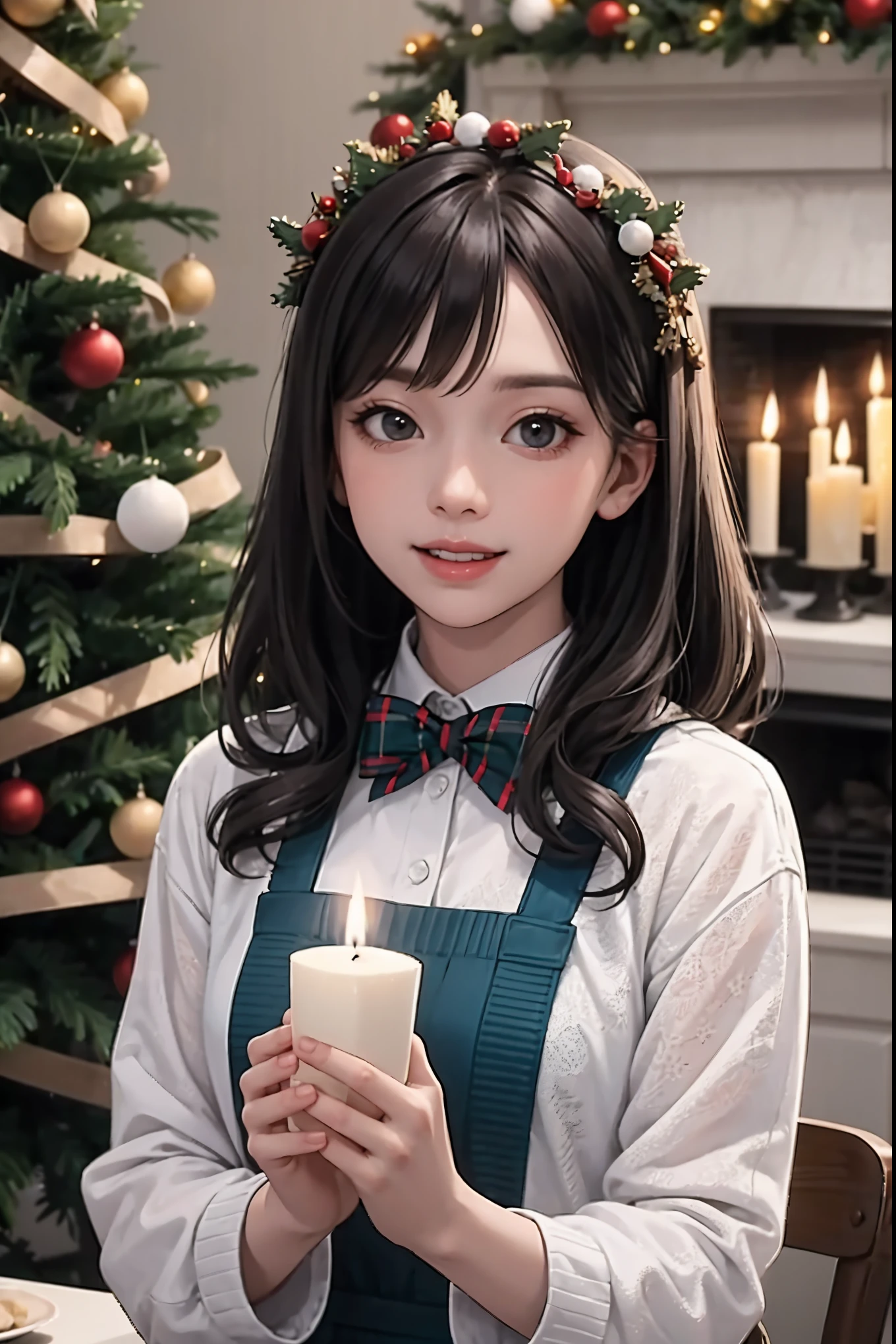 (best quality,4k,8k,highres,masterpiece:1.2),ultra-detailed,realistic,gifts,table,Christmas tree,decorations,wrapping ,bows,ribbon,presents,holiday spirit,vibrant colors,warm lighting,cozy atmosphere,toys,cards,candles,snowflakes,joyful,celebration,exquisite details,exciting surprises,shiny ornaments,sparkling tinsel,beautifully wrapped,excited children,anticipation,festive mood,magical ambiance,delightful moment,wonderful memories,family gathering,cheerful faces,Christmas magic,extravagant,abundance of presents,HDR,UHD,studio lighting,ultra-fine painting,sharp focus,physically-based rendering,professional,vivid colors,bokeh.