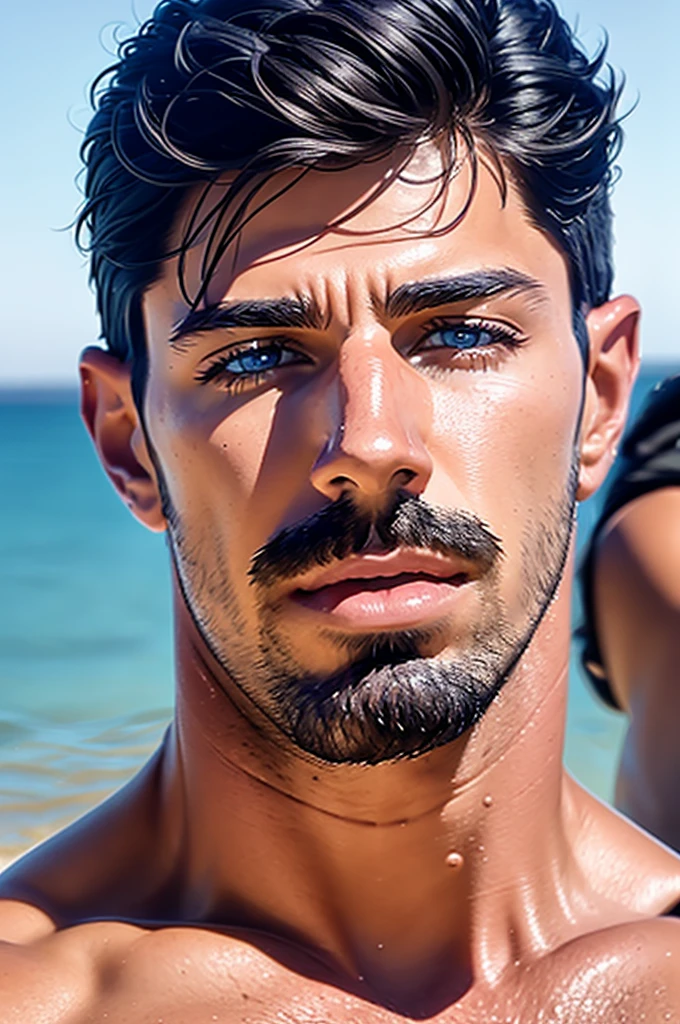 faaris azura, close up, portrait, photoshoot, passport photo, aesthetic