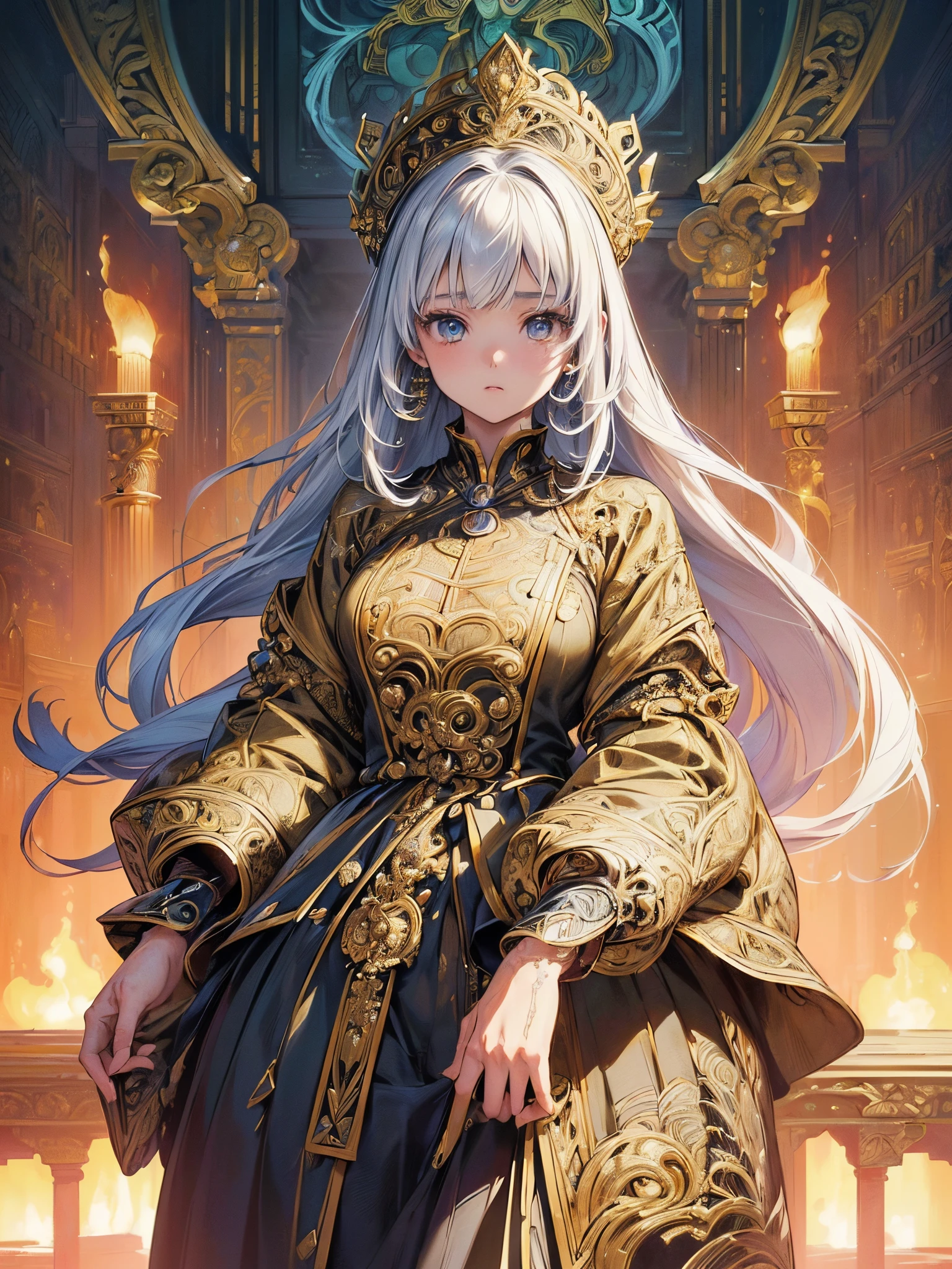 ((Finest quality)),(超A high resolution),(ultra-detailliert),(Meticulous portrayal),((Best Anime)),(Finest works of art),(Ultra-Precision Art),(The art of astounding depiction,Overwhelming depiction:1.5),(intricate and detailed art:1.6), (1Girl of Man:1.5),cute little:1.5, budding love