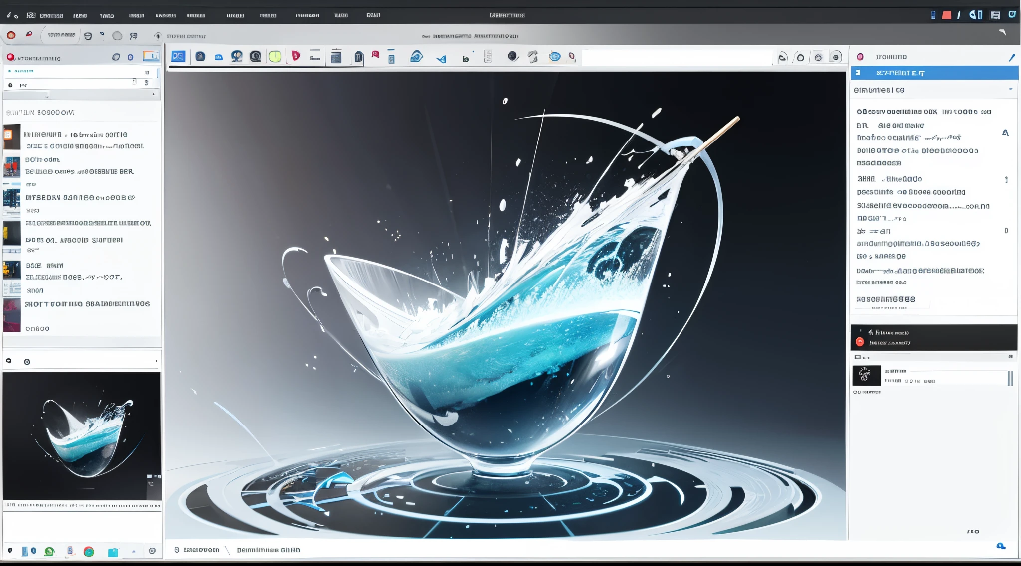 Engaging 3D visualization featuring stunning graphs、glinting