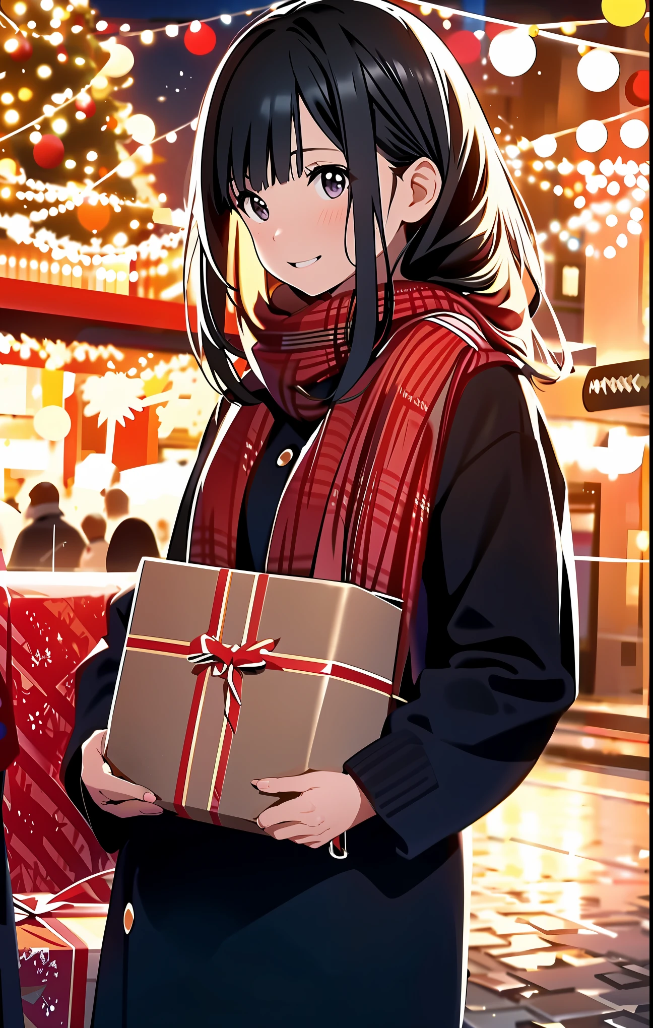 (best quality,4k,8k,highres,masterpiece:1.2),ultra-detailed,realistic,gifts,table,Christmas tree,decorations,wrapping ,bows,ribbon,presents,holiday spirit,vibrant colors,warm lighting,cozy atmosphere,toys,cards,candles,snowflakes,joyful,celebration,exquisite details,exciting surprises,shiny ornaments,sparkling tinsel,beautifully wrapped,excited children,anticipation,festive mood,magical ambiance,delightful moment,wonderful memories,family gathering,cheerful faces,Christmas magic,extravagant,abundance of presents,HDR,UHD,studio lighting,ultra-fine painting,sharp focus,physically-based rendering,professional,vivid colors,bokeh.
