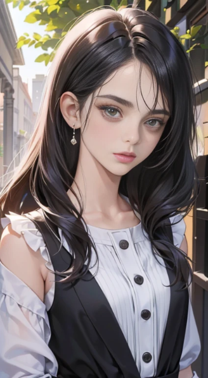 18 years old schoolgirl, linda colegiala, beautiful  girl, Chica delicada y hermosa, rasgos faciales delicados, Retrato de largo alcance, Calidad de imagen 8K, Detalle extremo, detail representation, cabello desordenado, (Flequillo lindo), Cola de caballo, cabello suelto, cabello negro, cara delgada, Cuerpo perfectamente proporcionado, cuerpo delgado, realismo, Super High Resolution, Obra maestra 1, Textura real, Film Lighting Realism, facial features, labios flexibles, ((Maquillaje de puro deseo)), Chica pura, Primer amor, Primer amor, timidez, sonrojarse, timidez, innocent expression, verano, al aire libre, ((Realidad callejera)), gaze at the camera, Mira al espectador, (Top corto sin mangas de cuello alto), ((rosado), Envoltura de cuero, (pechos enormes), sin mangas,18 years old schoolgirl, linda colegiala, beautiful little Chica delicada y hermosa, rasgos faciales delicados, Retrato de largo alcance, Calidad de imagen 8K, Detalle extremo, detail representation, cabello desordenado, (Flequillo lindo), Cola de caballo, cabello suelto, cabello negro, cara delgada, Cuerpo perfectamente proporcionado, cuerpo delgado, realismo, Super High Resolution, Obra maestra 1, Textura real, Film Lighting Realism, facial features, labios flexibles, ((Maquillaje de puro deseo)), Chica pura, Primer amor, Primer amor, timidez, sonrojarse, timidez, innocent expression, verano, al aire libre, ((Realidad callejera)), gaze at the camera, Mira al espectador, (Top corto sin mangas de cuello alto), ((rosado), Envoltura de cuero, (pechos enormes), sleeveless18 year old schoolgirl, linda colegiala, beautiful little girl, Chica delicada y hermosa, rasgos faciales delicados, Retrato de largo alcance, Calidad de imagen 8K, Detalle extremo, detail representation, cabello desordenado, (Flequillo lindo), Cola de caballo, cabello suelto, cabello negro, cara delgada, Cuerpo perfectamente proporcionado, cuerpo delgado, realismo, Super High Resolution, Obra maestra 1, Textu