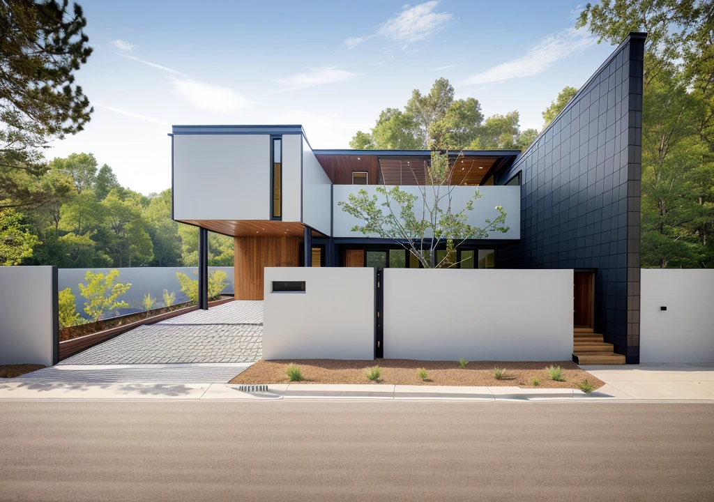 (((house exterior industry style)), (((1 road in front of house))), like an oldtime industry factory,raw materials, exposed structural elements, and , clean lines,rough-hewn steel, polished concrete, glass, and exposured brick,