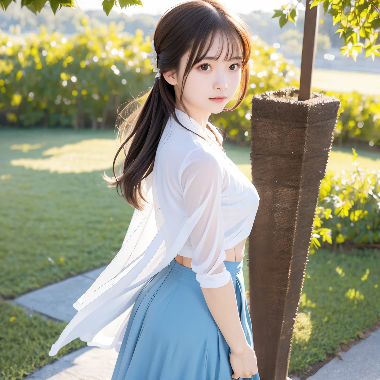is standing