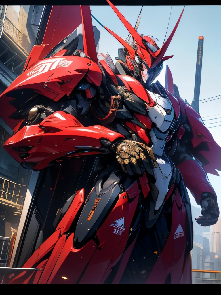 8k_wallpaper, extremely detailed eyes, extremely detailed body, (large masterpiece digital art), (detailed manga illustration), (detailed line art), ((perfect anatomy)), (intricate details:1.3), (ultra-detailed:1.3), (illustration:1.3), (sharp focus:1.3), (natural lighting:1.05), (vivid colors:1.3), (masterpiece), best quality, robot standing on a platform with a large gun in its hand, mecha art, cool mecha style, alexandre ferra mecha, modern mecha anime, alexandre ferra white mecha, an anime large mecha robot, mecha anime, giant anime mecha, mecha aesthetic, Gundam style, (blue mech)