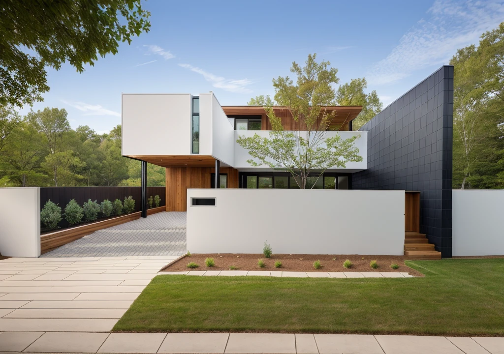 (((house exterior industry style)), (((1 road in front of house))), like an oldtime industry factory,raw materials, exposed structural elements, and , clean lines,rough-hewn steel, polished concrete, glass, and exposured brick,