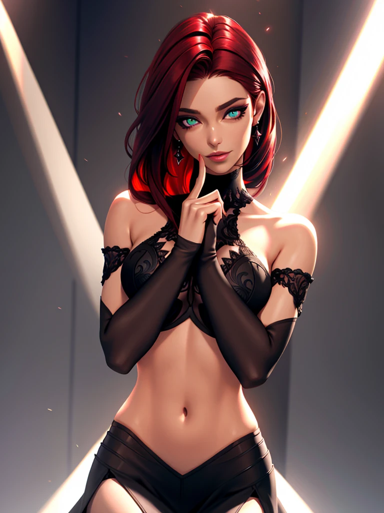 nsfw:1.5,masterpiece, best quality, high quality, High definition, High quality texture, High quality shadow, high detail, beautiful detailed, finely detailed, extremely detailed cg, detailed texture, a realistic representation of the face, realistic, colorful, delicate, Cinematic Light, sidelighting, Lens Flare, Ray tracing, sharp focus, (1girl, __focus__:1.3), (intricate details, makeup, PureErosFace_V1:0.5), (detailed beautiful delicate face, detailed beautiful delicate eyes, a face of perfect proportion, high detailed skin, detailed skin, best ratio four finger and one thumb, arms under breast, medium breasts, smooth midriff, petite, skinny and thin, __fashion__, __hair__:1.3), __location__, dark red hair with black highlights, shoulder length hair, girl, xyzhelsie, bratty, slutty, brazen, arrogant