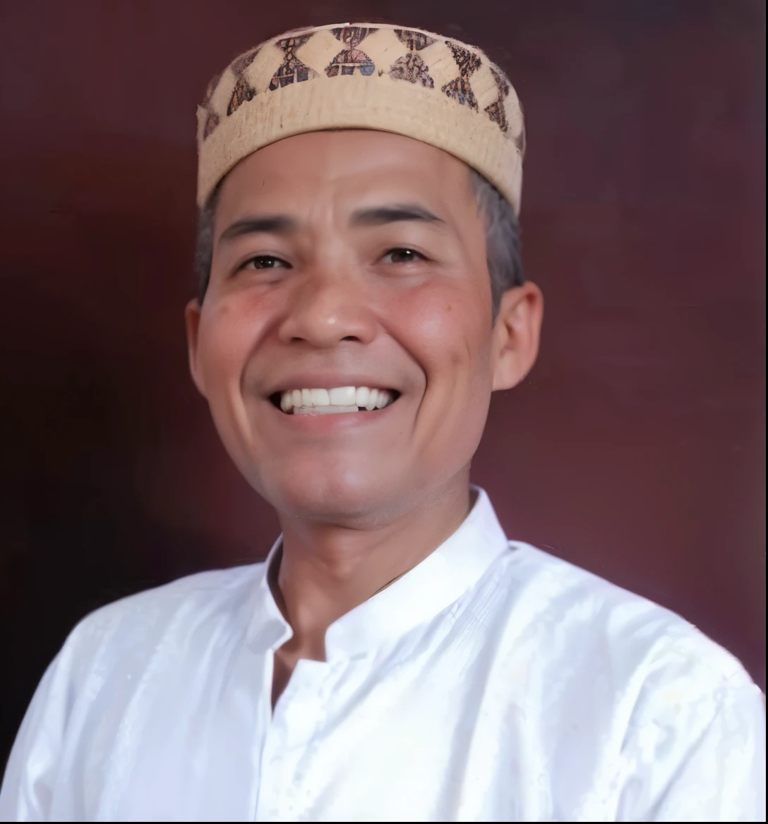 arafed man in a white shirt and a hat smiling, ramil sunga, saadane afif, mohamed chahin, raden saleh, h. kyoht luterman, yan gisuka, lokah samastah sukhino bhavantu, kano tan'yu, by Abidin Dino, hannah yata, yan morala
