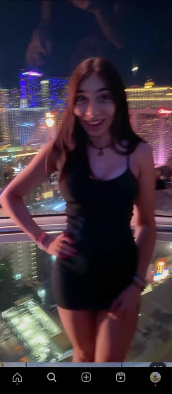 arafed woman in a black swimsuit standing on a balcony, 3 0 years old woman, 30 years old woman, around 20 yo, in las vegas, standing in a dimly lit room, at future neon light rooftop, 1 8 yo, wearing a tight black dress, 2 , she is wearing a black tank top, 2 8 years old huge tits, no clothes, sexy, cute, wide hips, thick thighs, pear-shaped body, minimal clothes, thick, bbw, chubby stomach, thick nipples, nipple piercings, large areola, hard nipples, piercing through shirt, nipples hard through shirt