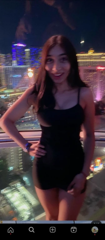 arafed woman in a black swimsuit standing on a balcony, 3 0 years old woman, 30 years old woman, around 20 yo, in las vegas, standing in a dimly lit room, at future neon light rooftop, 1 8 yo, wearing a tight black dress, 2 3 years old, she is wearing a black tank top, 2 8 years old, Big tits, huge tits, no clothes, sexy, cute, wide hips, thick thighs, pear-shaped body, minimal clothes, thick, bbw, chubby stomach, thick nipples, nipple piercings, large areola, hard nipples, piercing through shirt, nipples hard through shirt