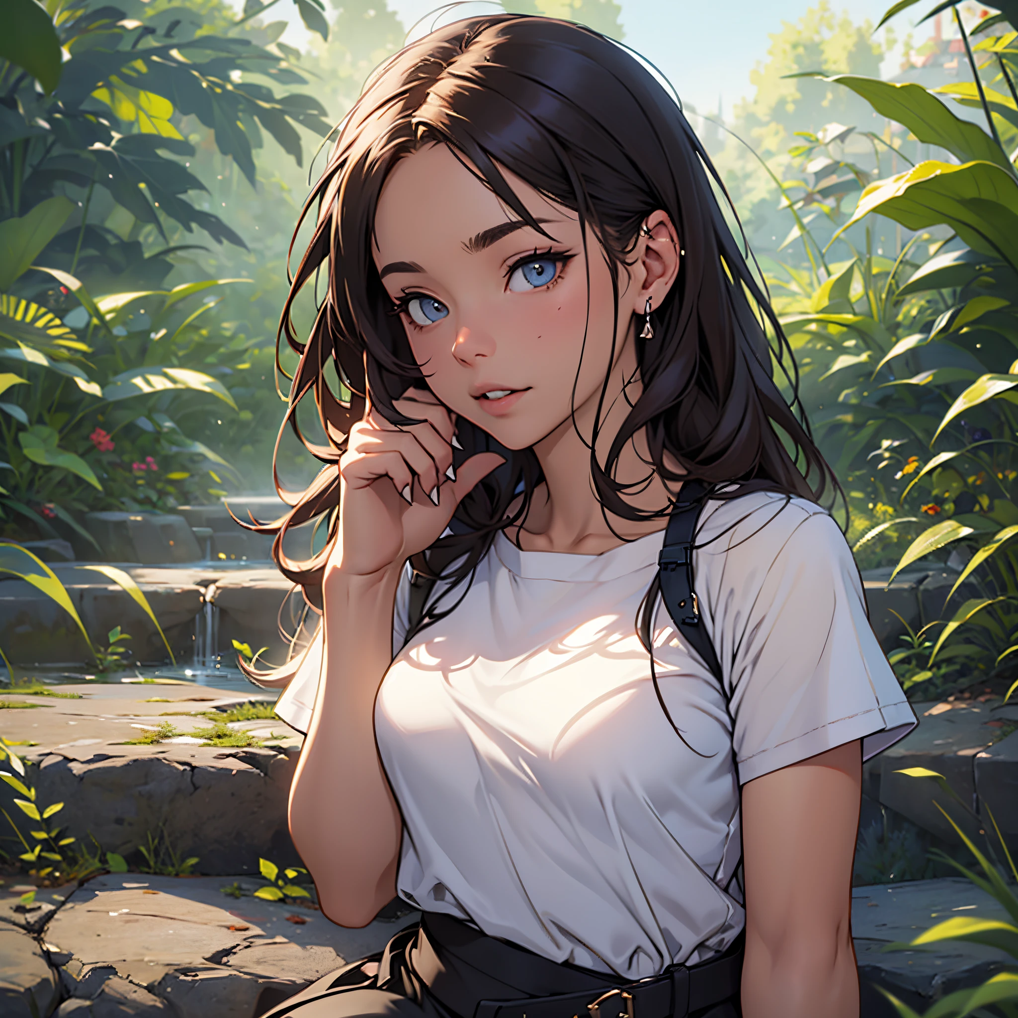 a girl sitting --auto --s2