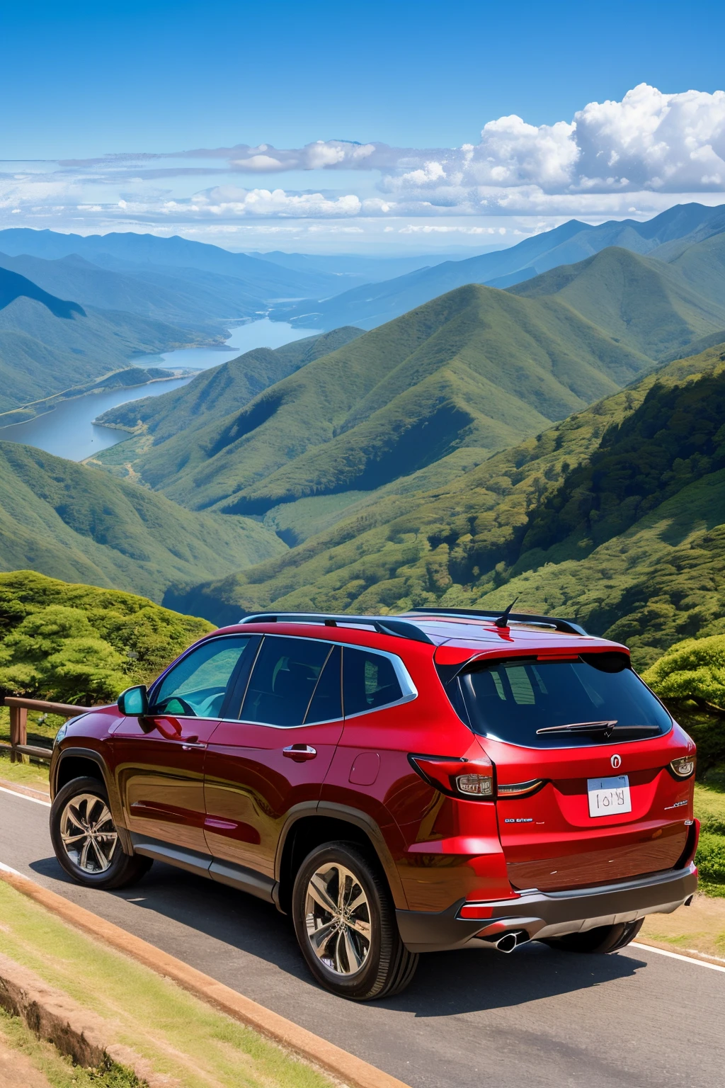 red colour,SUV,Japan Scenic Travel