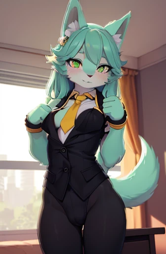 Miku Hatsune x vixen student costume 18 years old, cuerpo completo, mejor iluminacion  alta definicion, cara sonrojada add_detail:1, classroom, add_detail:1, open blouse, parciality open blouse add_detail:1,  add_detail:3, sensual pose, naked, cara sonrojada add_detail:1, fullbody picture add_detail:3