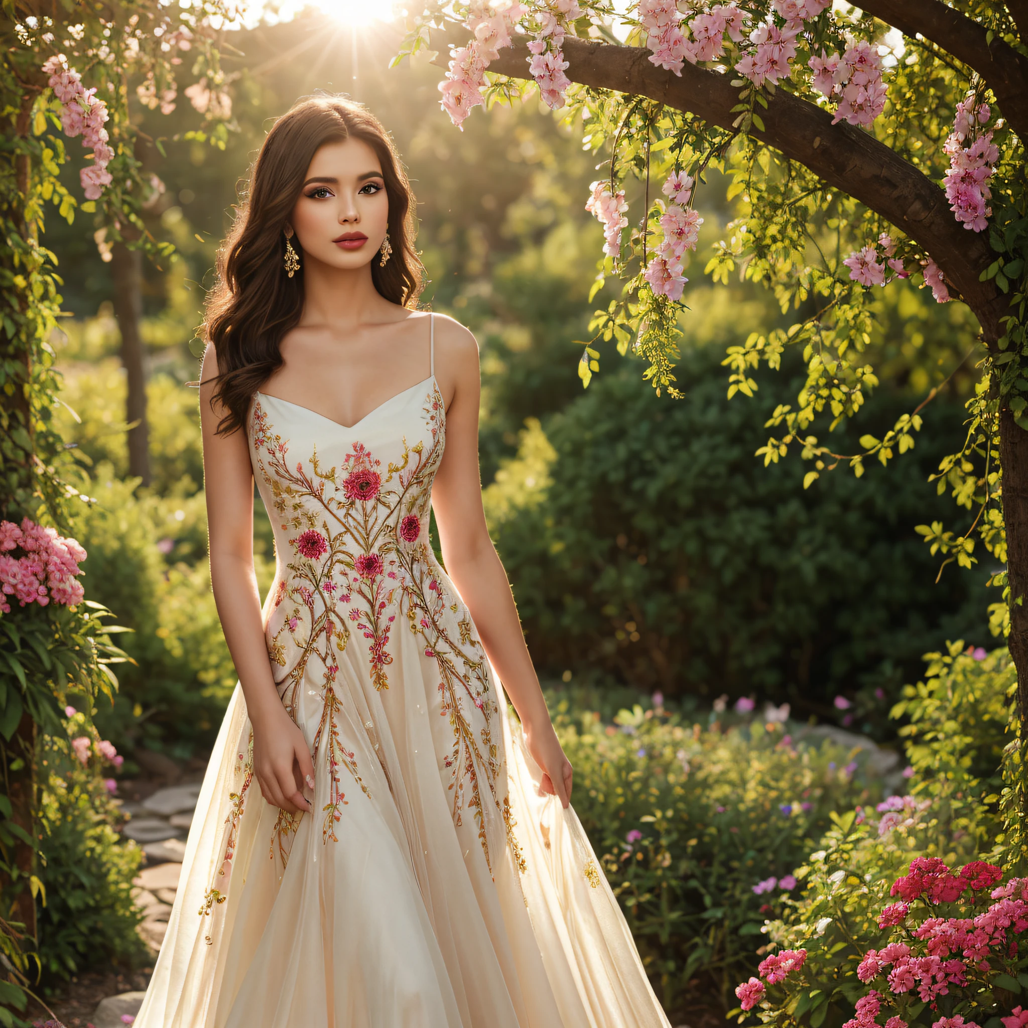 (best quality,4k,8k,highres,masterpiece:1.2),ultra-detailed,(realistic,photorealistic,photo-realistic:1.37),embroidered floral patterns,detailed stitching,vibrant colors,delicate thread work,exquisite texture and shading,vivid and lifelike representation,intricate needlework,Venetian lace-like fineness,skillful craftsmanship,meticulous attention to detail,breathtakingly beautiful,sophisticated design,artistic interpretation,handmade artwork,aesthetic elegance,traditional folk art,transcendent beauty,rich cultural heritage,ornate embroidery technique,masterful composition,fine fabric backdrop,elaborate floral motifs,golden metallic threads,pearl-like accents,embellished borders and edges,graceful curves and lines,delicate petals and leaves,subtle shading and gradients,soft and flowing fabric folds,portraying nature's beauty,expressing emotions through art