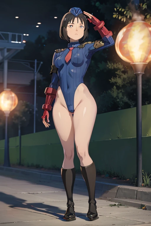 ultra-detailed, Explicit, Beautiful body, Beautiful Nose, Beautiful character design, perfect eyes, perfect face, ultra highres, 4K, beautiful legs, perfect legs, Nice hands, Perfect hand, Masterpiece, Best Quality, Highly detailed, illustration, absurdres, street fighter, doll suit, shadaloo doll, dollsuit, girls, multiple girls, expressionless, blank eyes, looking at viewer, red gloves, emotionless, black latex, corrution, mind control, female combatant, full body, hypnotized, unhappy trance, full body suit, ribbed bodysuit, both arms at side, stand up straight, obey, perfect female body, extremely glossy latex, hypnosis, hypnoLora, empty eyes, Mind control device, poses, brainwashed, submissive_pose, Slave, hat, necktie, stand up straight, standing, standing at attention, belt, extending the right arm from the shoulder into the air with a straightened hand, nazi saluting, military, military saluting, salute, right hand saluting, left hand at side, latex, garter belt, thighhighs, short hair, bob cut, black eyes, small pupils, black hair, iwakura_mitsumi, skip to loafer