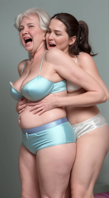 Two older busty grannies in there 60s they have big belly big butt thick thighs wearing light blue satin gym shorts worn really tight and white satin bra there catfighting on a bed hugging squeezing each other angry faces mouths open angry faces there bellys are pushing out there tight shorts brunette hair on both women erotic catfighting hugging the other woman from behind Bending her backwards the women in front shows nice panty covered belly tilting there heads back pushing there bellys together older mature faces big bellys fat shorts bulge violent erotic catfighting sensous older grannies pushing there big bellys together firmly screaming rubbing there satin shorts together pushing there big voluptuous bellys and big bulges together erotic poses big satin covered bellys pressing together older granny big belly hugging squeezing catfighting each other both women big satin shiny panties pressing together erotic catfighting poses big big tits lovingly catfighting fat panties bulge pushing together shorts really tight side view bellys pushing together and fat panty bulges Bending backwards screaming grannies mature older faces pushing there big bellys together mature older faces angry faces tilting there heads back fat bellies erotic sensous catfighting one wearing white satin bikini panties and the other woman wearing light blue satin gym shorts sensous belly to belly hugging squeezing catfighting erotic angry faces volumptous curvy belly fat crotch bulges both women have brunette hair pushing there big voluptuous bellys together rubbing there satin shiny tight shorts together sensous looks on there faces erotic sexy catfighting hugging squeezing big bellys mature older women grannies huge tits tit smashing big bellys bulges bumping together straining face look pressing there bellys firmly together hugging squeezing erotic catfighting poses hot sexy satin shorts very tight panties and gym shorts straining faces full bellys violent catfighting