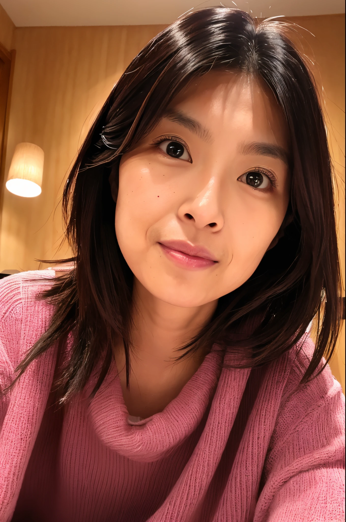 (High reality photograph, high resolusion, detailed face, detailed eyes) Skinny Japanese lady, 40 years old, cute face, various face expression, various hair style, skinny figure, small breasts, very thin waist, in a japanese room, wearing casual clothes