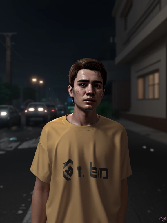 smart street boy , realistic face , 8k ,cyber