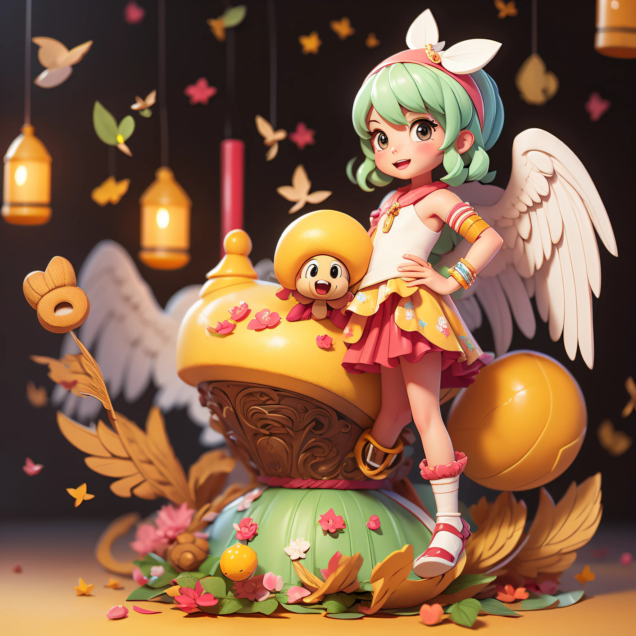 Pola ,wings ,cute big breasts