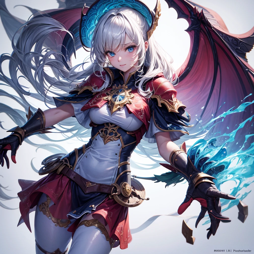 Close up high color painting fantasy sketch imagine drawing art t-shirt (((White background only) (White background only))), Crazy Detail, intricate detailes, Very smooth details, Cinematic lighting, exposure blend, nffsw, Saturated colors, 8K,full body,