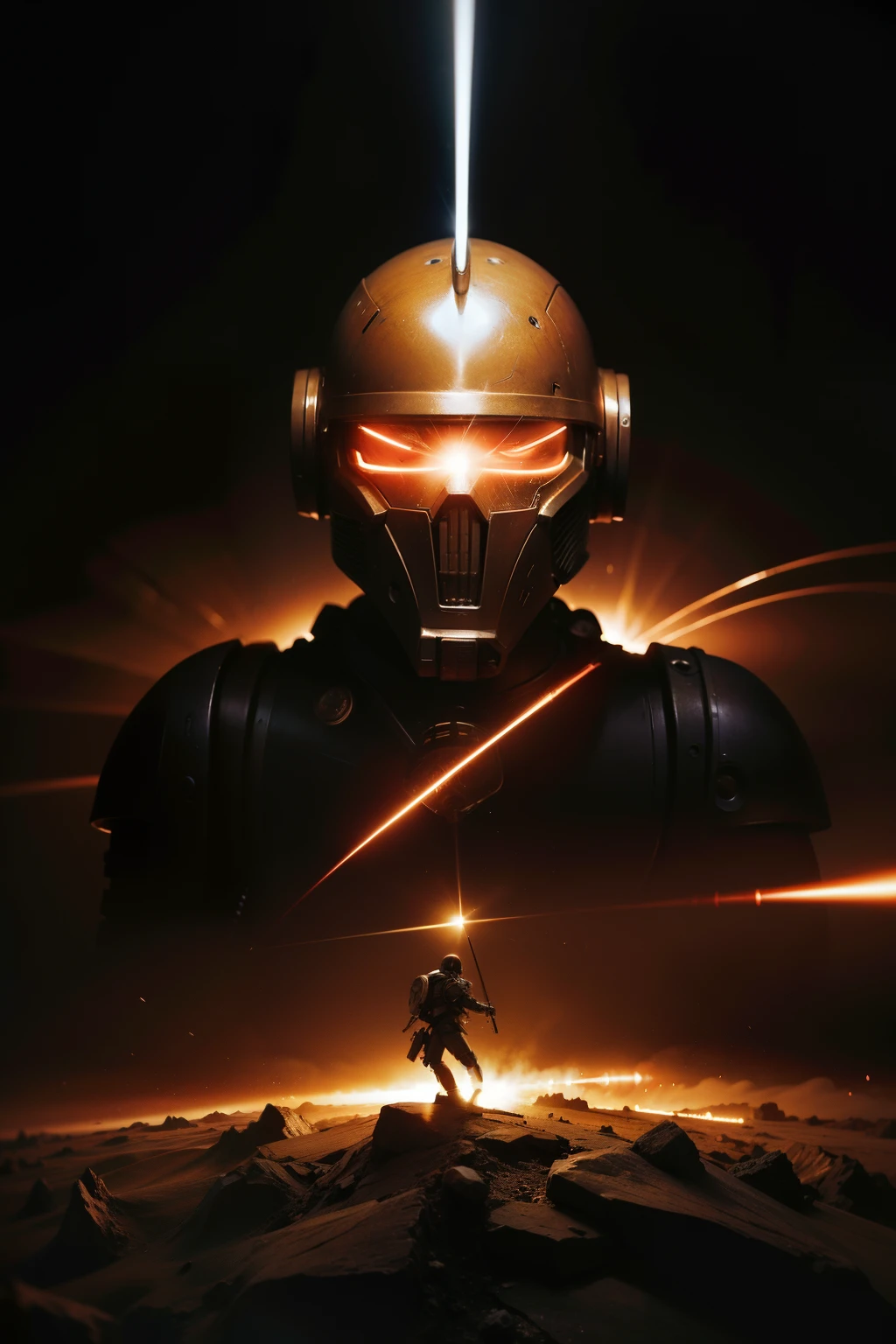 World War,in fighting,neural explosion,surface war,salvador,Extremely high level of detail,countless warriors,Tragic,droid,tmasterpiece,Perfectcomposition,the golden ratio,1080p,Super realistic