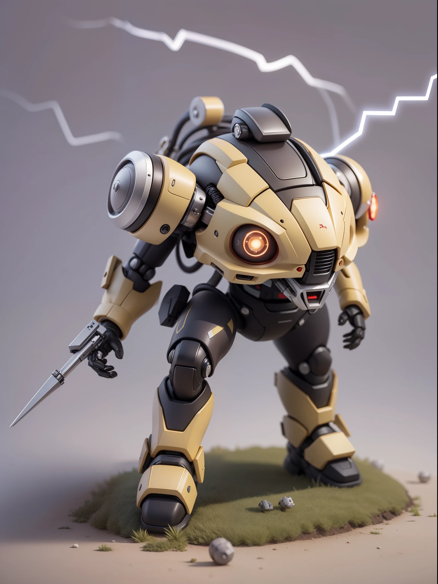 (Mechanical, Snake: 1.331), Lightning Fast, Cute Style, Small, Big Head, 3D Rendering, ((Q Version)), Pokémon style, Machine Style, Cinematic Texture, Figures, Pokémon, Movie Lights, Heavy Robotic Arm, Mechanical Belly, Mechanical Legs, Mechanical Legs, Mechanical Sense, Background Surround Lightning, Lightning, Cool, Clean White Background, Ray Tracing, Premium Colors, Full Body 3D Model, Action, Stylish Blind Box Toys. (fill body:1.2),chibi,((red))