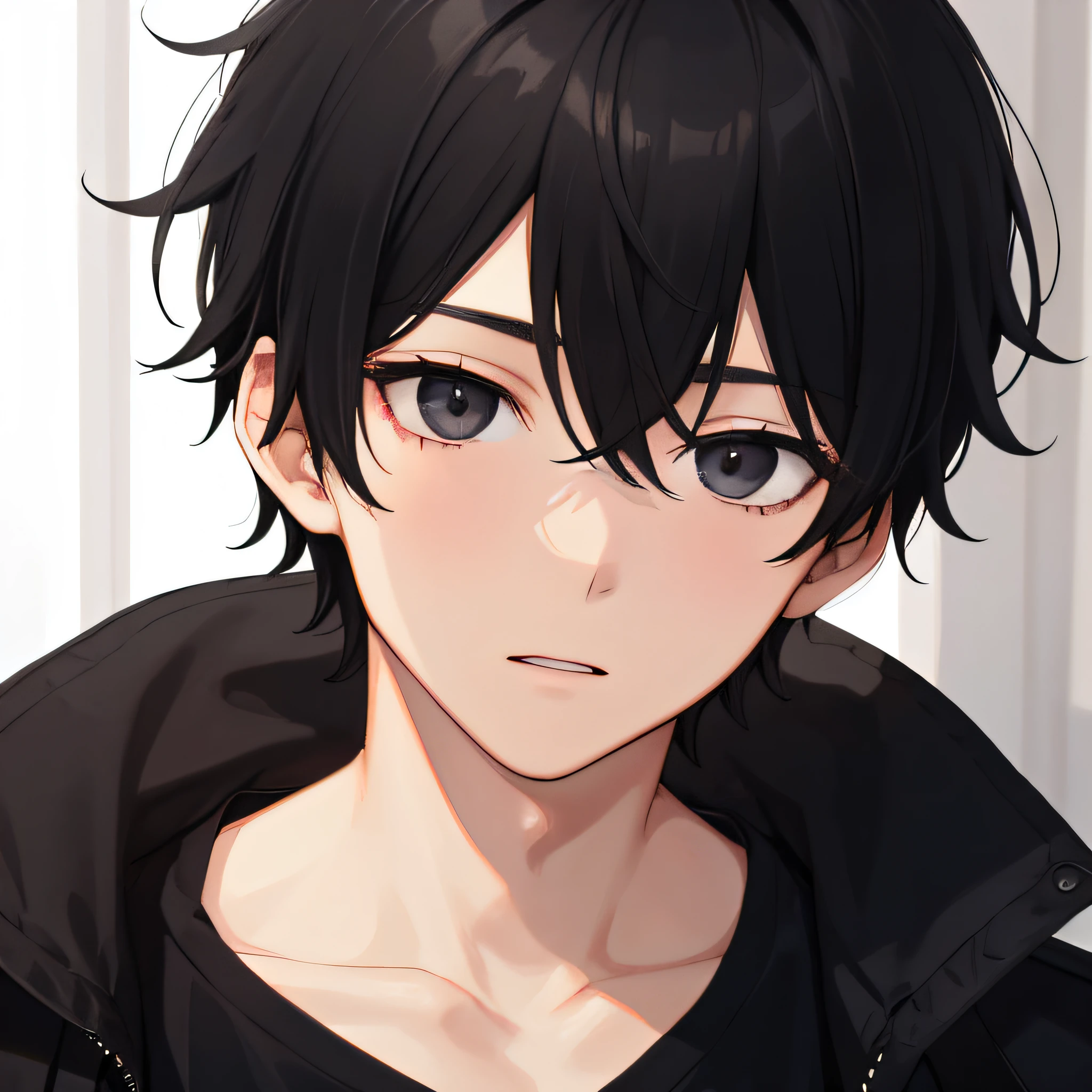 1boy, black hair, black eyes