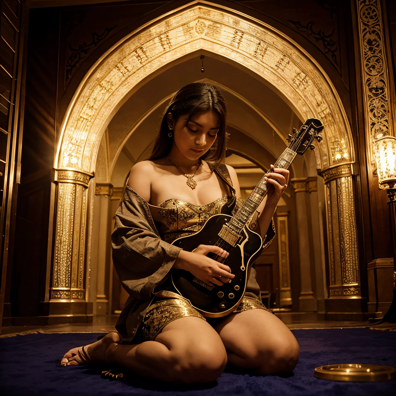 Picture, collection, or music, in Iranian language, in the case of new language, tanbur, as local language.