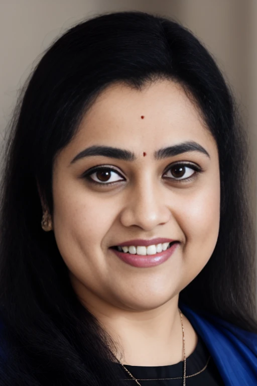 Meena  with  ,catholic nun ,close up portrait