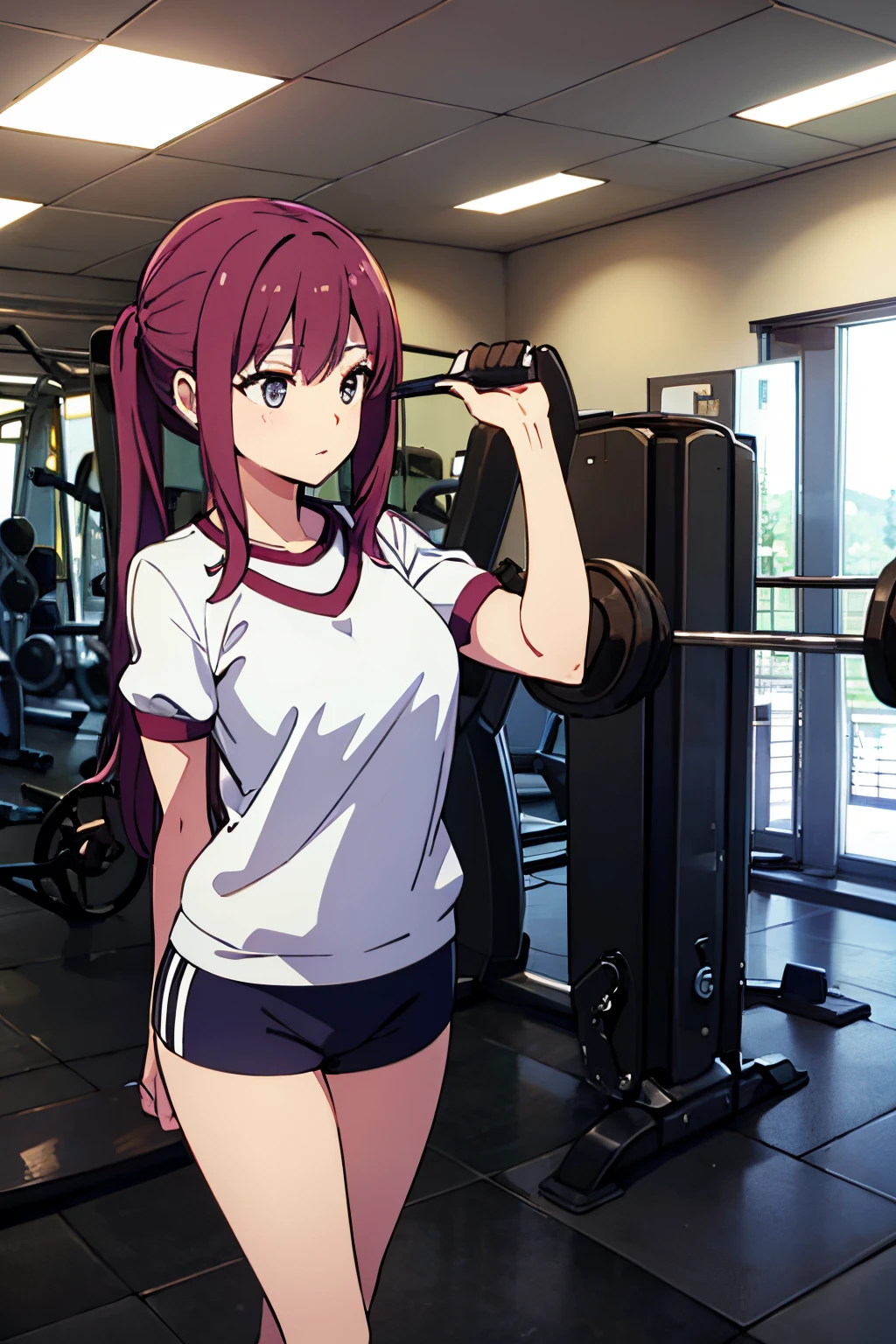 girl with,top-quality,gym