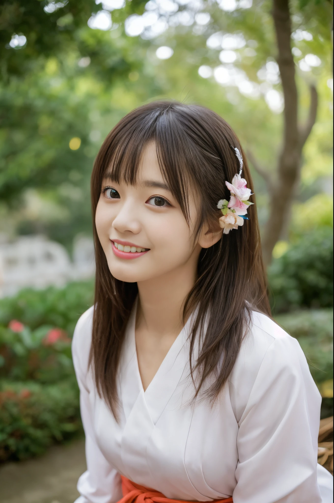 (Best Quality,4K, 8K, hight resolution, masutepiece:1.2), Ultra-detailed, (Realistic ,Photorealistic ,Photorealsitic:1.37), 1girl in, (Perfect body :1.2),  Ultra-detailed face, Detailed lips, Detailed eyes, Sexy double eyelids, Beautiful detailed eyes, Beautiful detailed lips, sexy flirty pose, Young beautiful Japanese woman wearing hanbok, look happy, and look at the audience, Tropical seas, low angles