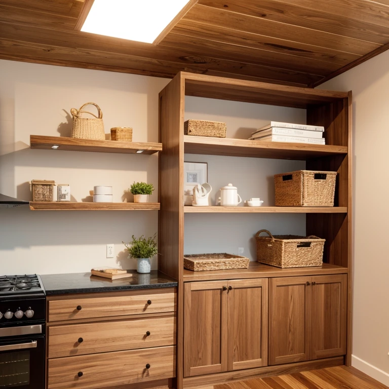 Create a clean repository,Can see the ceiling,Neat shelves,Goods are neat