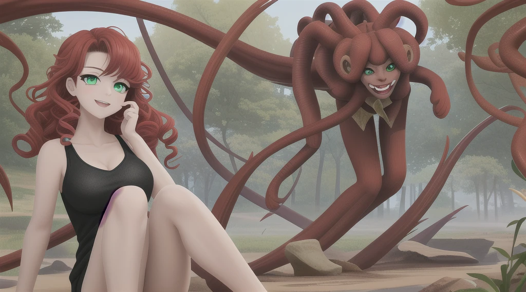 Deadly Dreamer in tentacle antlered art style, antlers, work safe, sfw (score_9,score_8_up,score_7_up,score_6_up,score_5_up,score_4_up)