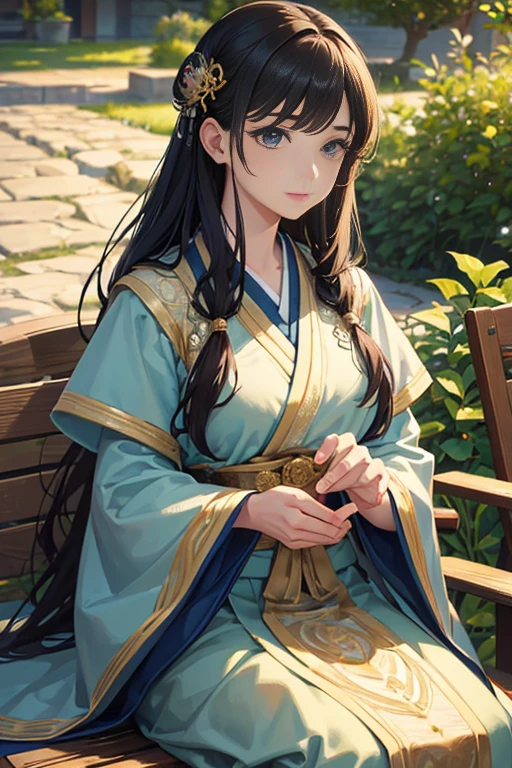(best quality,4k,highres,masterpiece:1.2),ultra-detailed,realistic:1.37,portrait,anime,TV anime still frame,Sankakucomplex anime character,bench scene with two people sitting in front of the screen,Kyoto Animation style,Miri Katsuragi,Kyoto Animation anime still frame,beautiful detailed eyes,beautiful detailed lips,extremely detailed eyes and face,long eyelashes,stone and soil texture,soothing atmosphere,fantasy landscape,serene lighting,vivid colors,bokeh effect.