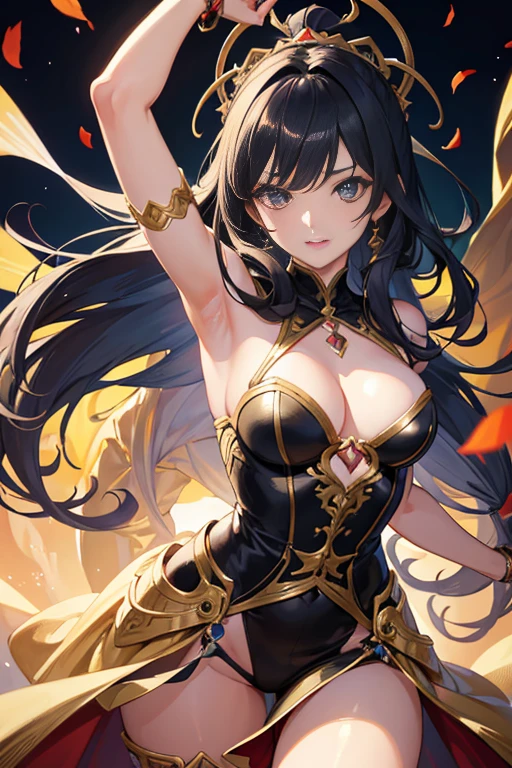(best quality,4k,8k,highres,masterpiece:1.2),ultra-detailed,realistic,anime,scene of a man and a woman standing in front of a stage [man],[woman],detailed eyes,long eyelashes,beautiful detailed lips,[anime-style:1.1],detailed eyes and face,[anime-style:1.1],colorful anime-style clothes,[anime-inspired:1.1],unique hairstyles,[anime-inspired:1.1],happy and excited expressions,interacting with each other,standing in a confident pose,[stage:1.1],detailed stage design,[anime background:1.1],[anime scenary:1.1],[upside-down:0.9],[tree:0.9],a large tree standing upside-down on her head,adding a touch of whimsy and surrealism,[mysterious character:0.9],[sinister:0.9],a mysterious and sinister character appearing in the background,[crazy girl:1.1],[summoning death:1.1],a crazy girl summoning her own death,[anime masterpiece:1.1],the scene resembling a masterpiece of anime,[animation movie:1.1],[anime scene:1.1],a detailed and vibrant anime scene,[2012 anime screenshot:1.1],[ancient magician:0.9],[animated movie screenshot:1.1],[magic:1.1],an ancient magician performing magic on the stage,inspired by anime, with vivid colors and sharp focus, capturing the essence of the anime style.