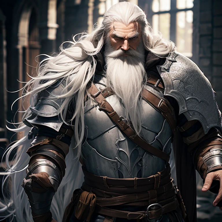 A Giant man, and long white hair, Dark Souls, RPG