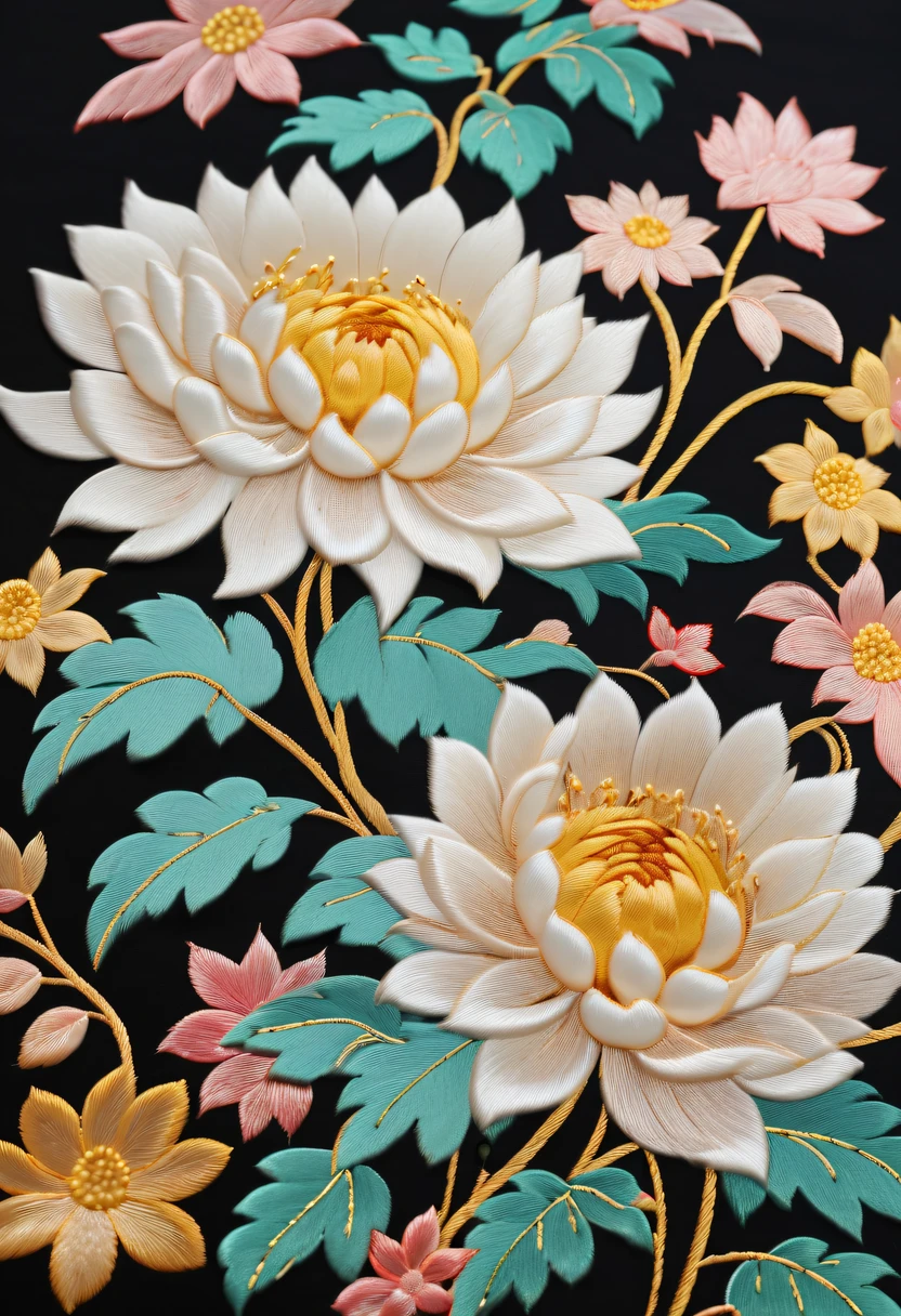 Draw an embroidery work，Phoenix embroidery，Chinese clothing design，Silk fabric，