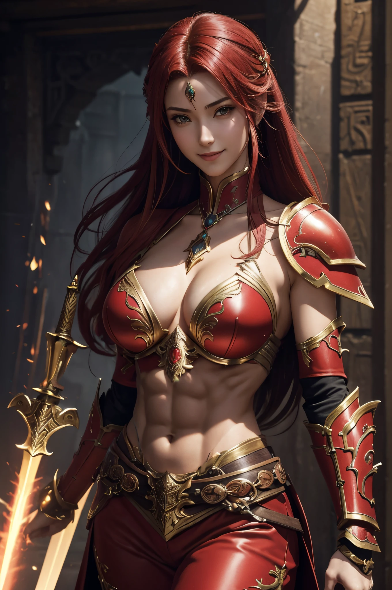 8K,Violent and strongly cracked abdominal muscles,超A high resolution