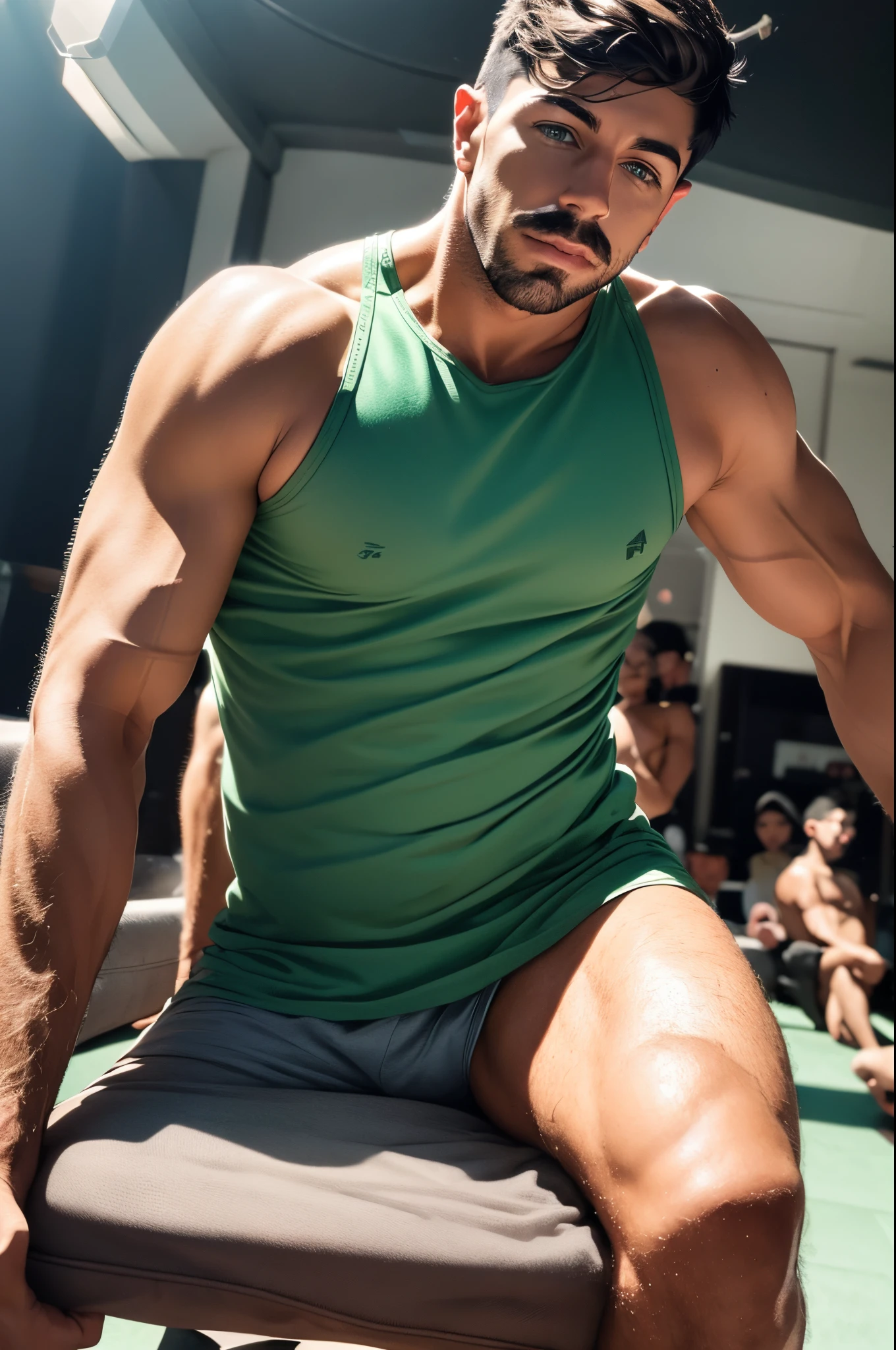 faaris azura in green room