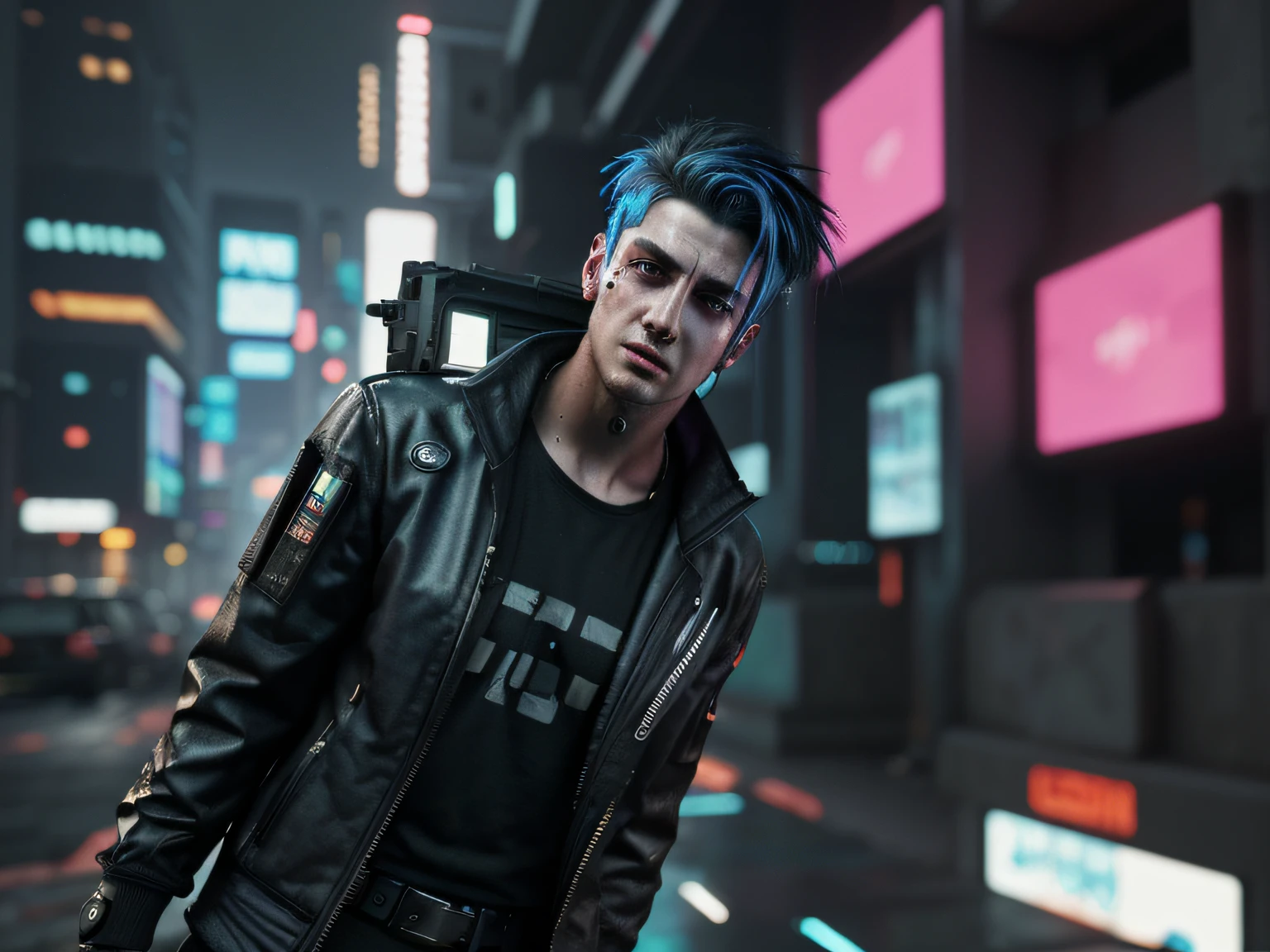 A man sitting on couch with gun, cyberpunk angry gorgeous man, Cyberpunk Style, , Cyberpunk 2 0 y. o model guy, cyberpunk aesthetics, Cyberpunk guy, has cyberpunk style, beautiful , cyberpunk horror style, cyberpunk photo, cyber punk style, Cyberpunk art style, cyber punk style, neon-light-effect.