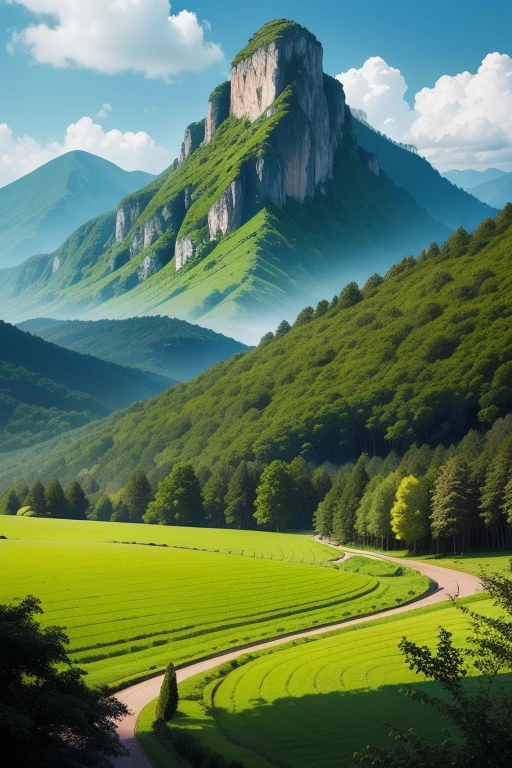 beautiful, lush, green scenery, landscape