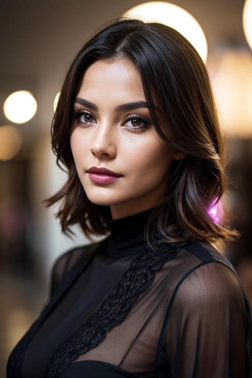 ((best quality)), ((master part)), ((ultra realistic)),(Dynamic sexy pose), obra-prima sexy 21 anos morena, ((Cabelo amarrado)), rosto detalhado impressionante, sorridente, Olhos detalhados, Antecedentes detalhados, detalhes intrincados, edge lighting, profissional, master part, Realistic, rugosidade, ultra realistic, master part, Realistic, rugosidade, ultra realistic, Fotografado em uma Canon EOS 21 , Lente 50mm , HDR, 8K resolution, Altas, High detail, foco nítido, liso, rugosidade, vida real, fotorrealismo, fotografia, 8k UHD, Corpo da ampulheta, encaixar, perfect jawline, beautiful face, clivagem, corpo esguio, Corar, ((Black lace knitted bathrobe)), inclinando-se para a frente no banheiro, ((Closeup POV))