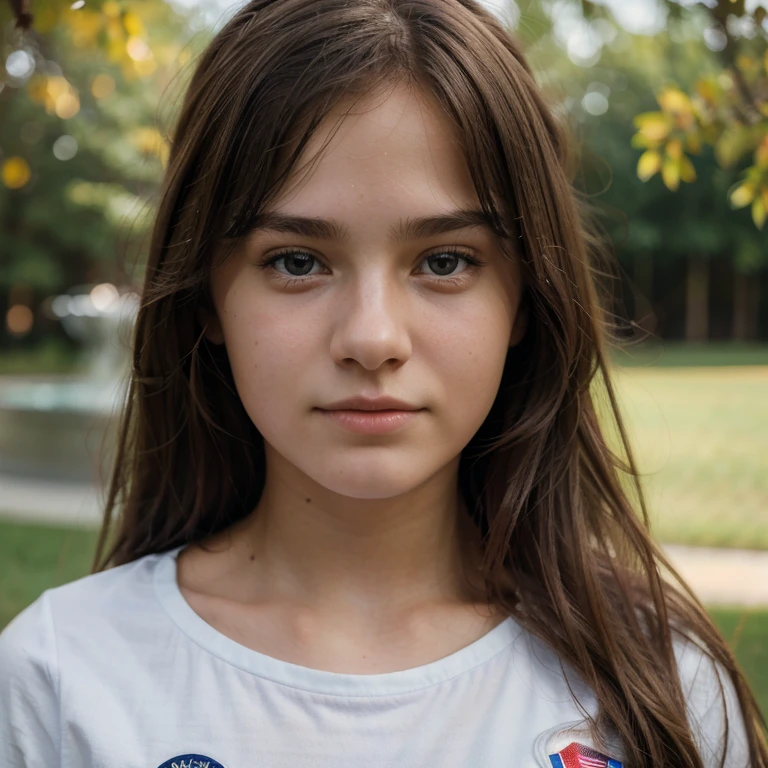 (16 year old American Girl, realistic, detailed, Full HD 4k)