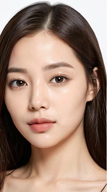 create woman with symmetrical facial features, corpo em forma e cabelos bem cuidados, with charismatic personality, Funny, captivating and unique