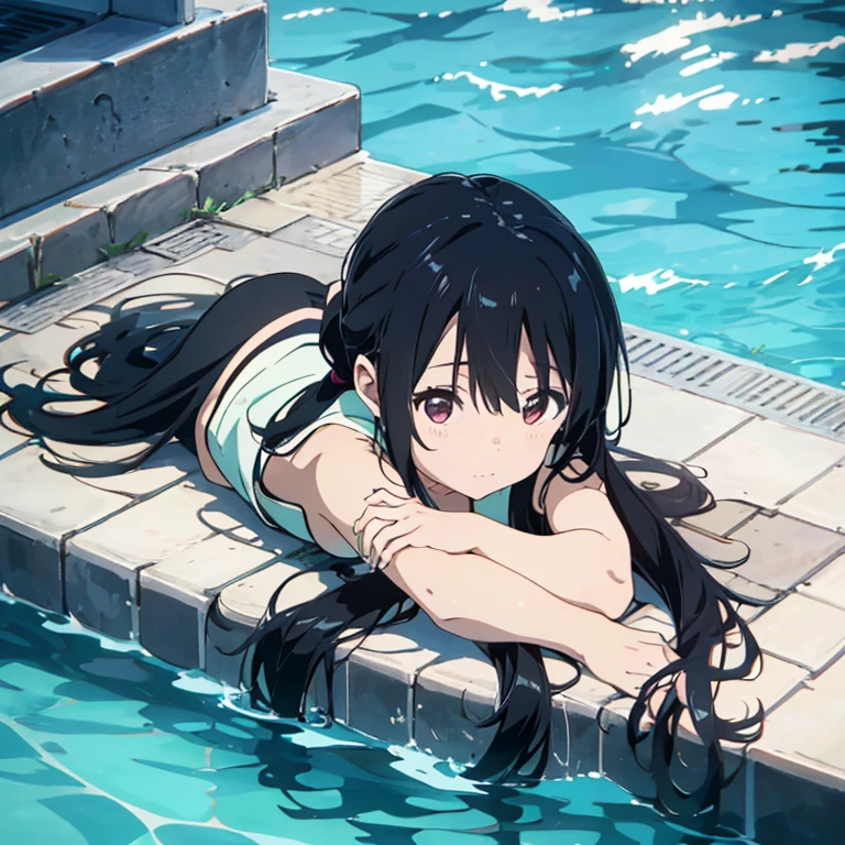 tmasterpiece,A high resolution,best qualtiy,1girl solo,ssmile,komono,walnut,swim wears