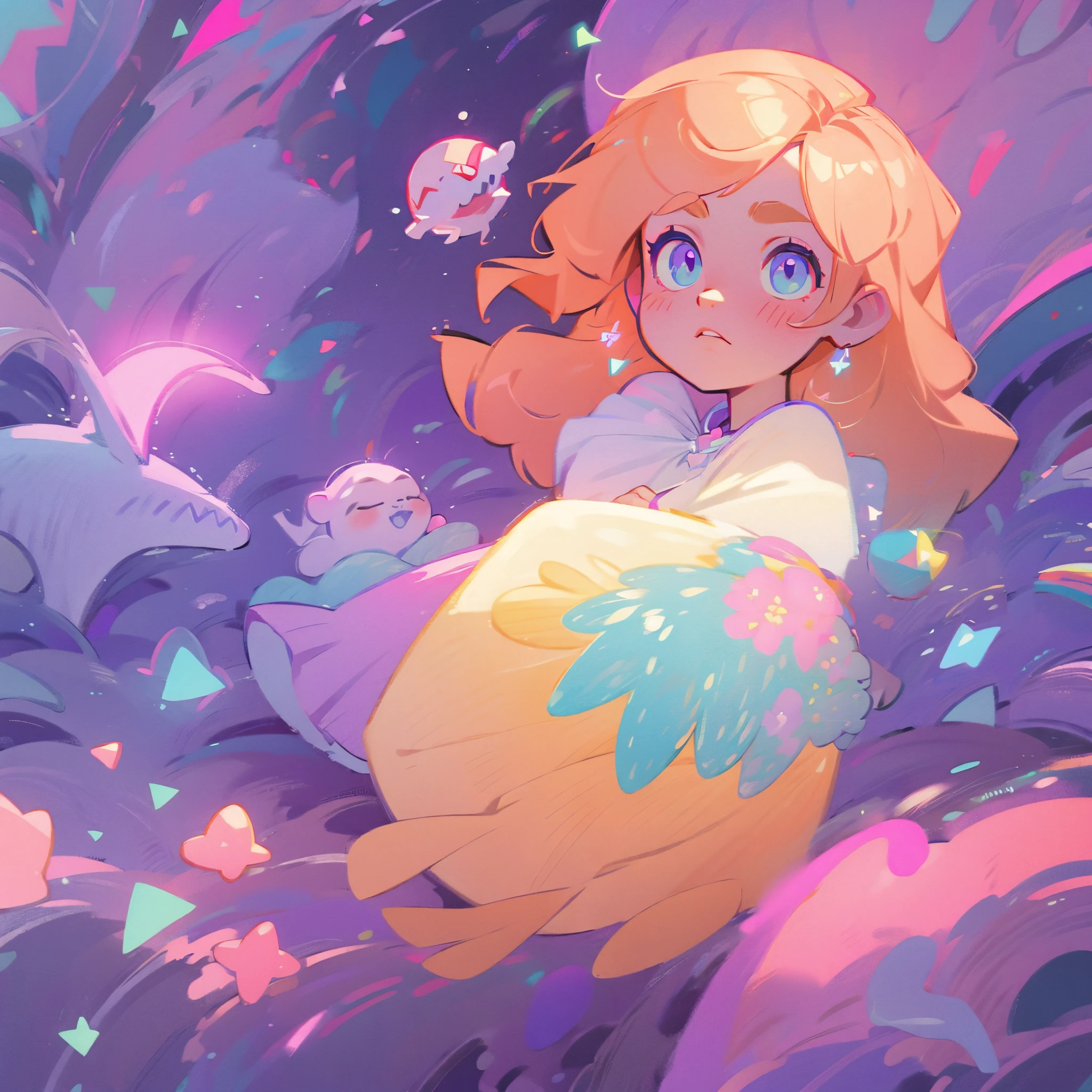 magic neon bubbles