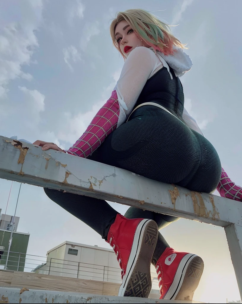 Woman with green hair and black lace stockings posing on sofa, thicc, 《one-punch man》In the Tatsumaki, Wearing a black lace tights, 《dragonball》Bulma, Skinny black silk bodysuit, tightsuit, Anime girl , cute girl wearing tank suit, 2 b, 2b, very sexy outfit, wearing a tights, amouranth,skinny waist and thick hips, Big breasts Thin waist, Wide hips,short detailed hair,perfect face,Hot red lips,(Detailed hand details), (wetclothes:1.4),Detailed hands,deep v big breasts,(Torn pants:1.5),(ssee-through:1.2),Get wet all over your body,True skin texture,