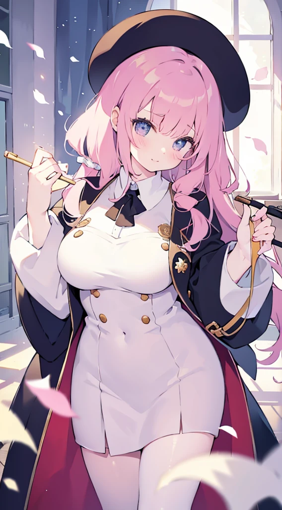 Pink Curly Hair